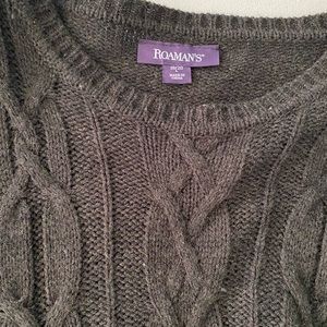 Blueish grey sweater dress from Romans